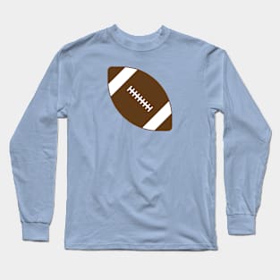 Blue Football Long Sleeve T-Shirt